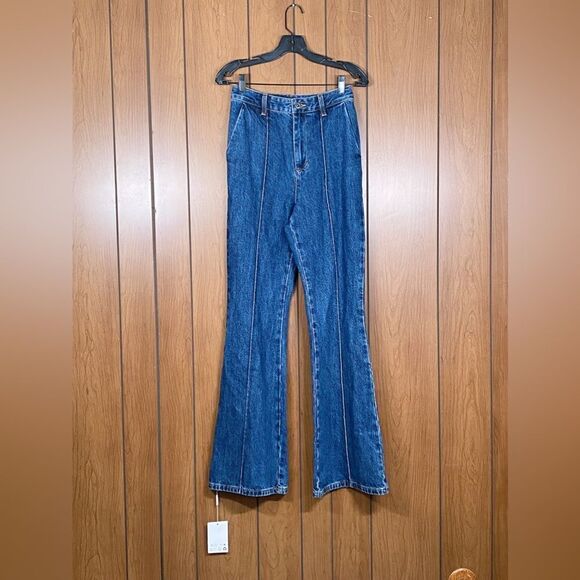 Self-Portrait  Two-Piece Denim Jumpsuit size 2 - Picture 13 of 16